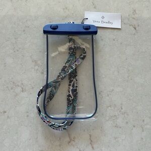Vera Bradley Waterproof Phone Pouch with Lanyard
